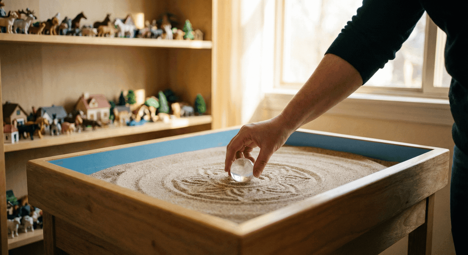 모래상자치료의 이론적 배경 - 융, 로웬펠드, 칼프